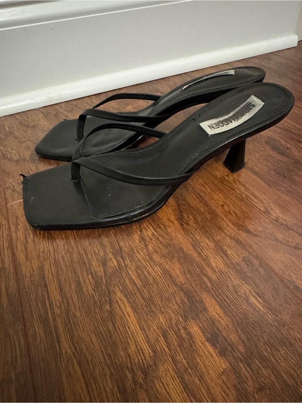 Allies Kitten-Heel Thong Dress Sandals